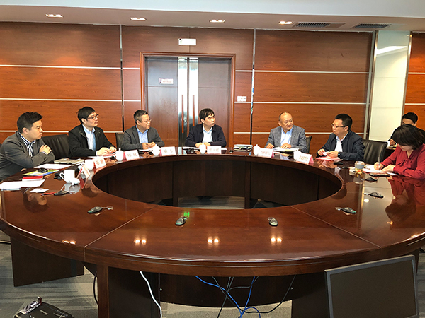 天津城市公司领导与天津市科技创新发展中心、河西区陈塘管委会领导交流座谈